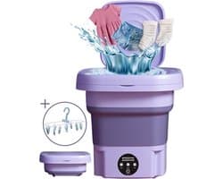 Mini Wasmachine - Compact - Energiezuinig - Opvouwbaar - 9L - Ideaal voor Studenten & camping — afbeelding 1