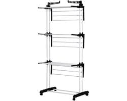 Droogrek opvouwbaar - Wasrek - Droogtoren - 73 x 64 x 177cm