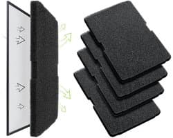 Wasdroger filter - Foam filter droger - Pluizen filter - Droger filter - Drogerfilter - Wasdroger filter - filter geschikt voor Beko Blomberg spons droger - Spons filter - Vervangingsonderdelen voor wasmachines - Filter voor droger- 5 stuks 245x155mm