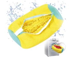 Waszakken Geel - Schoenwaszakken - Met Rits - Bescherming - Duurzaam - Sportschoenen - Sneakers - Wassen - Schoen - Waszak - Slim wassen -ze na - herbruikbare schoenenwaszak voor alle soorten en maten schoenen