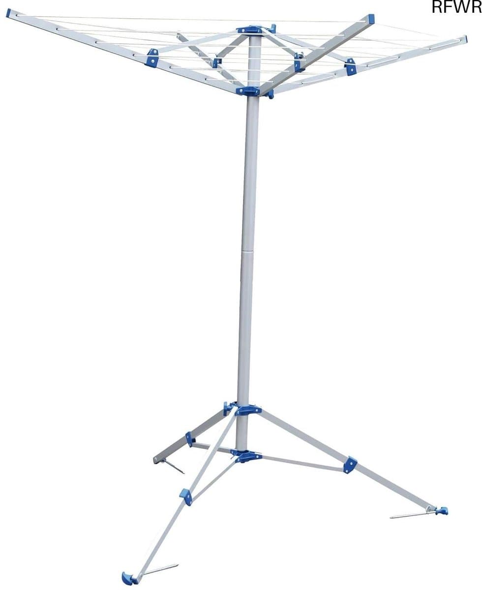 RFWR® Inklapbare Camping Droogmolen - 15m Drooglijn, Lichtgewicht en Ruimtebesparend — afbeelding 1
