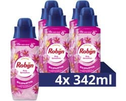 Robijn -Intense Wasparfum - Pink Sensation - 4 flessen x 342 ml — afbeelding 1