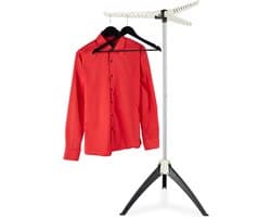 droogrek kledinghangers - voor 33 hangers - inklapbaar - droogtoren