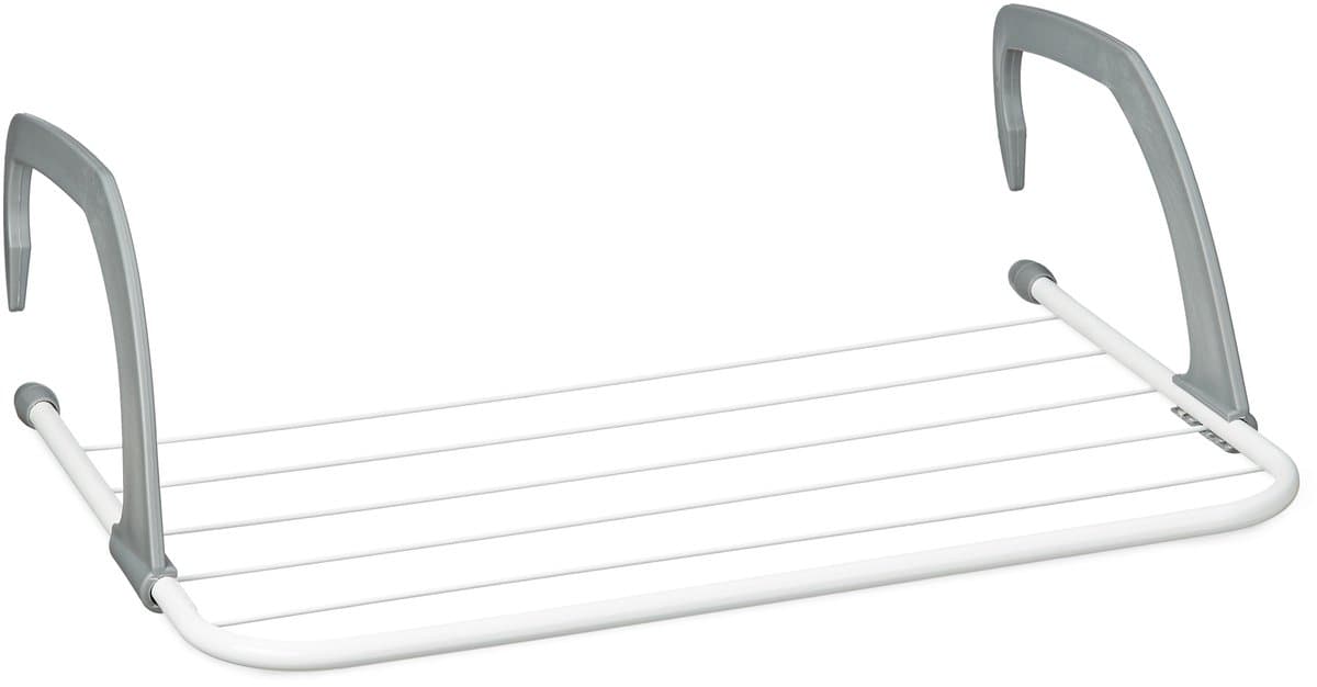hangdroogrek - 3 m drooglengte - 16 x 52 cm - radiator - balkon - wit — afbeelding 1