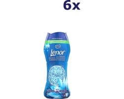 Lenor Geurbooster Zeebries - Geurparels - 6x22 Wasbeurten - Voordeelverpakking