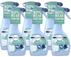 Lenor Febreze Textielverfrisser Spray - VOORDEELVERPAKKING - Pure Freshness | 6x 500ml | Verwijdert nare geuren