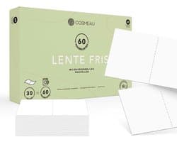 Cosmeau G5 Wasmiddeldoekjes 60 Wasbeurten Lentefris - Wasstrips - Wasvellen - Wasdoekjes - Detergent Sheets - Laundry Strips - Wasdoekjes - Cosmo Cosmea Kosmo