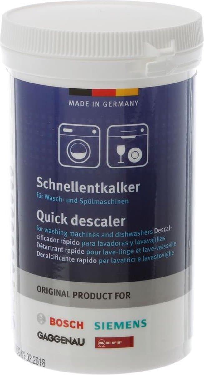 Bosch / Siemens Wasmachine ontkalker - 200 gram — afbeelding 1