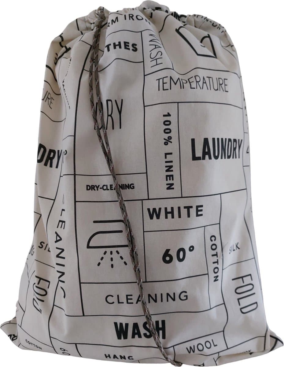 Bluvardi Katoenen waszak -Heavy Duty XL- met trekkoord - express cleaning — afbeelding 1