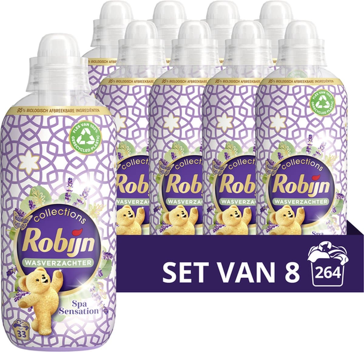 Robijn Collections Spa Sensation Wasverzachter - 8 x 33 wasbeurten - Voordeelverpakking — afbeelding 1