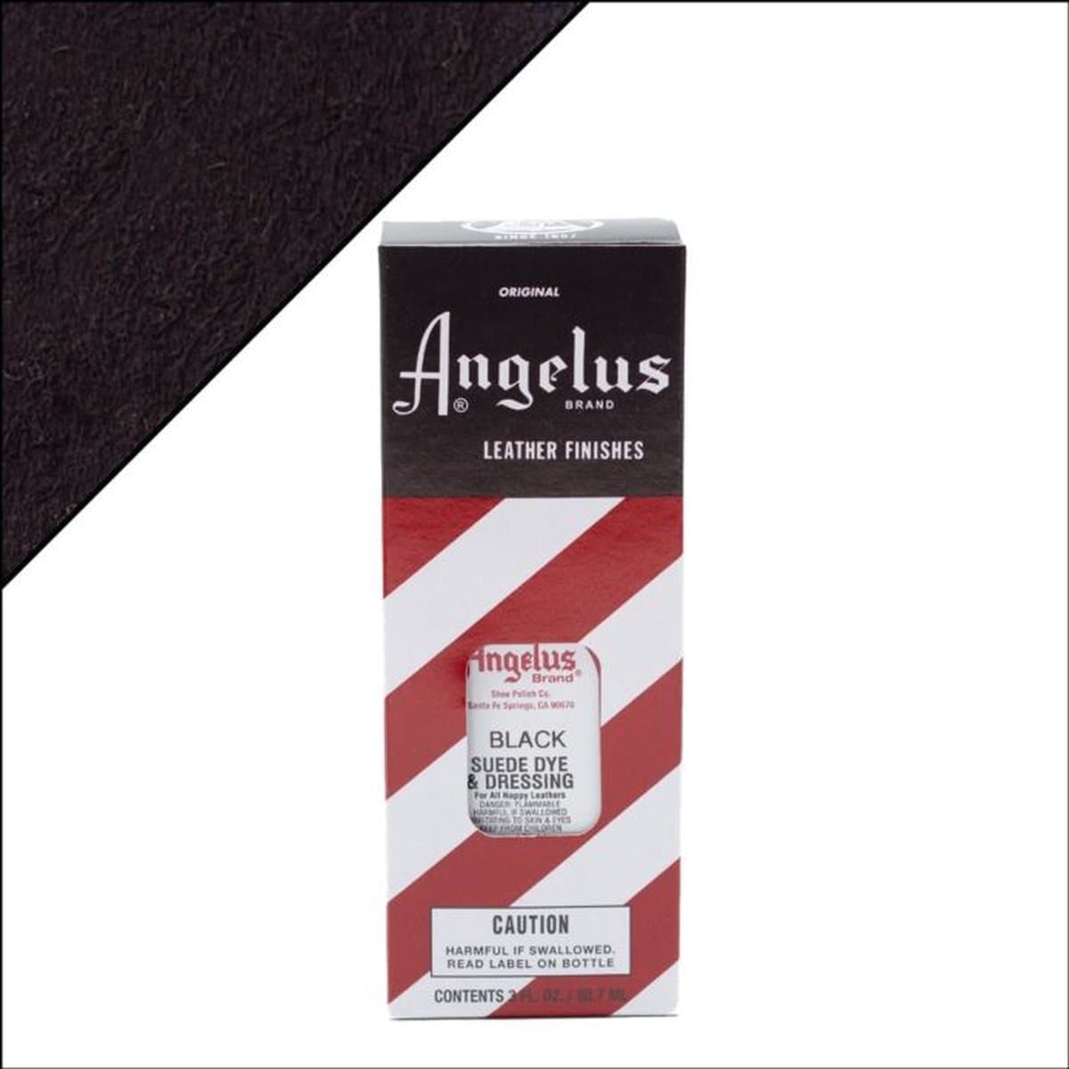 Angelus Suède Dye - Indringverf - voor suède stoffen - 90 ml - Zwart — afbeelding 1