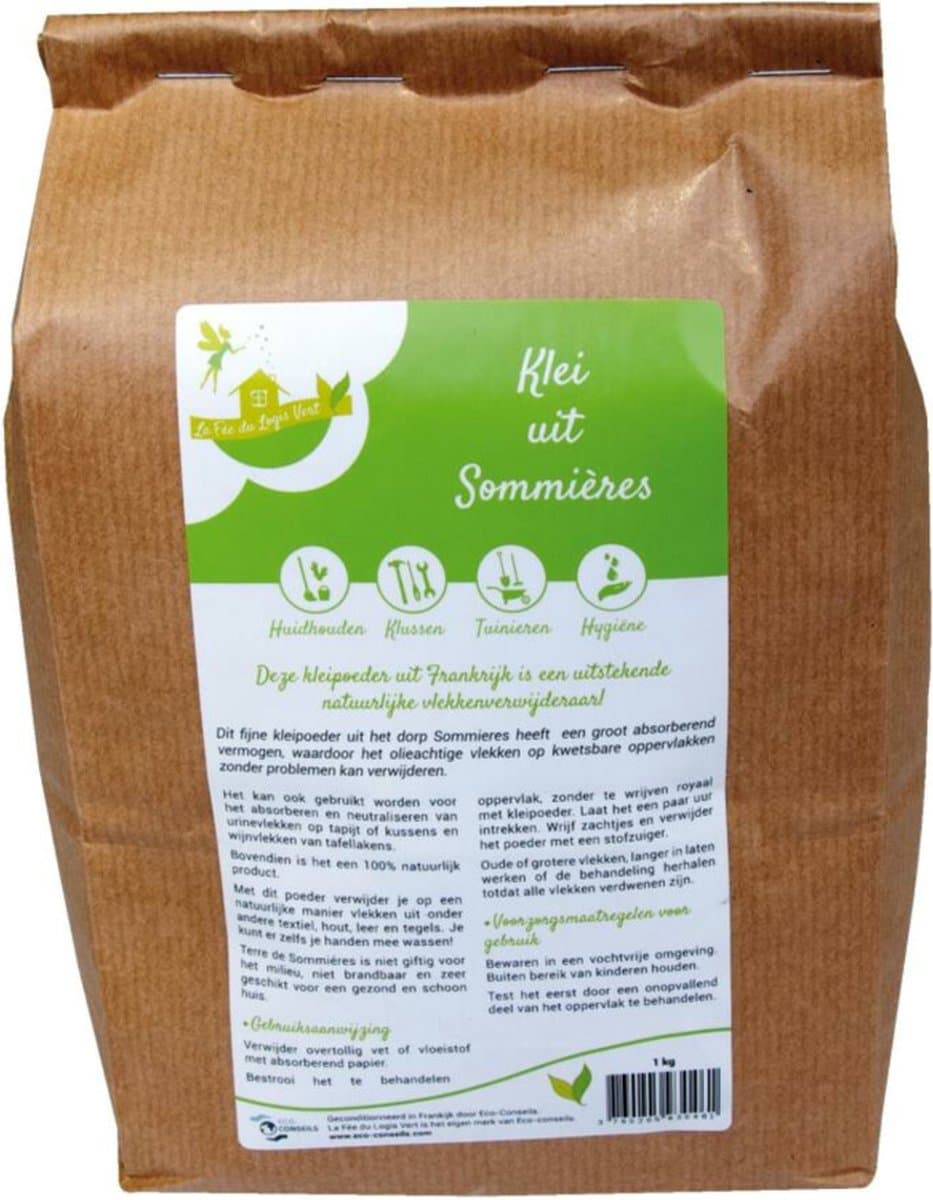 Eco Conseils Kleipoeder Sommieres 1000 gr — afbeelding 1