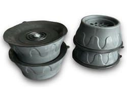 Trillingdempers Wasmachine - Wasmachine Dempers - 4 stuks - Extra Dik - Droger - Ondersteuning voor anti-vibratie wasmachines — afbeelding 1