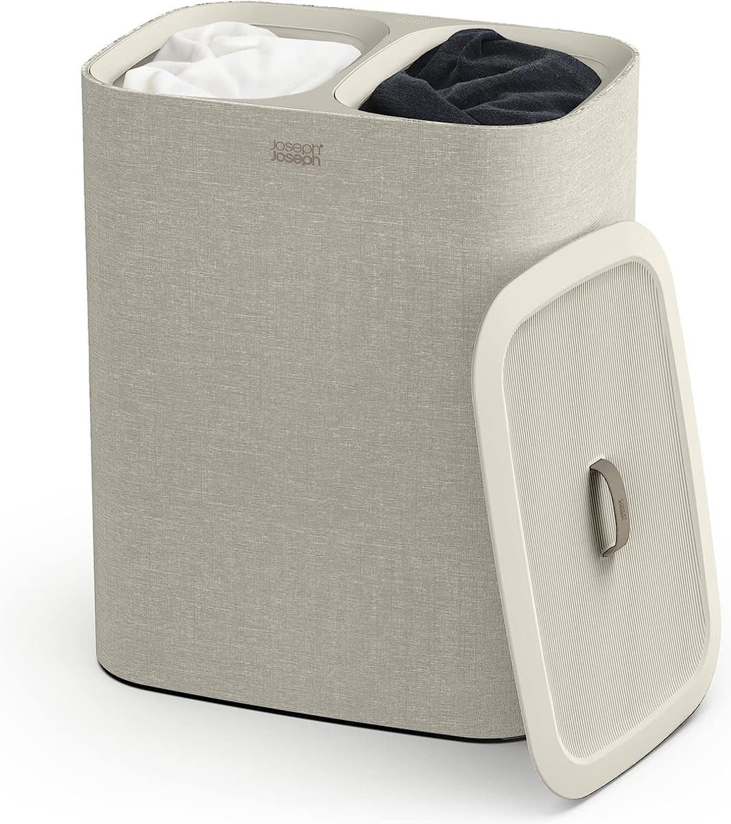 Dubbele Wasmand - Wasmand 2 Vakken - Laundry Bag - 90L — afbeelding 1