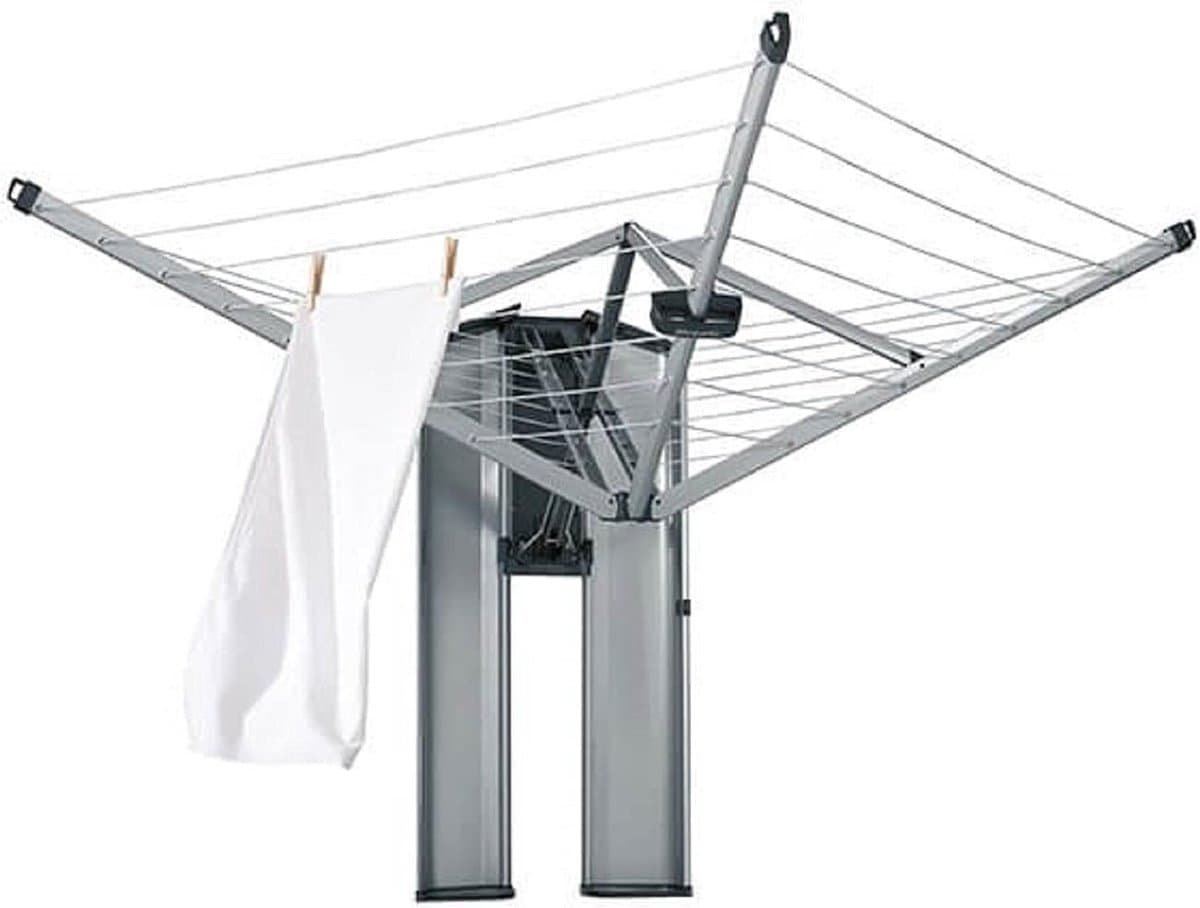Equivera Wanddroogrek - Wanddroogrek Inklapbaar - Droogrek - Wand Droogrek - Wasrek Hangend - Schuifbaar — afbeelding 1