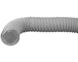 DEC Kunststof afvoerslang ø 150 mm PVC wit 1,5 meter