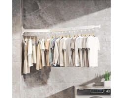 Wanddroogrek - Wasrek - Droogrek - Wand Droogrek - Wanddroogrek Inklapbaar - Was Drogen