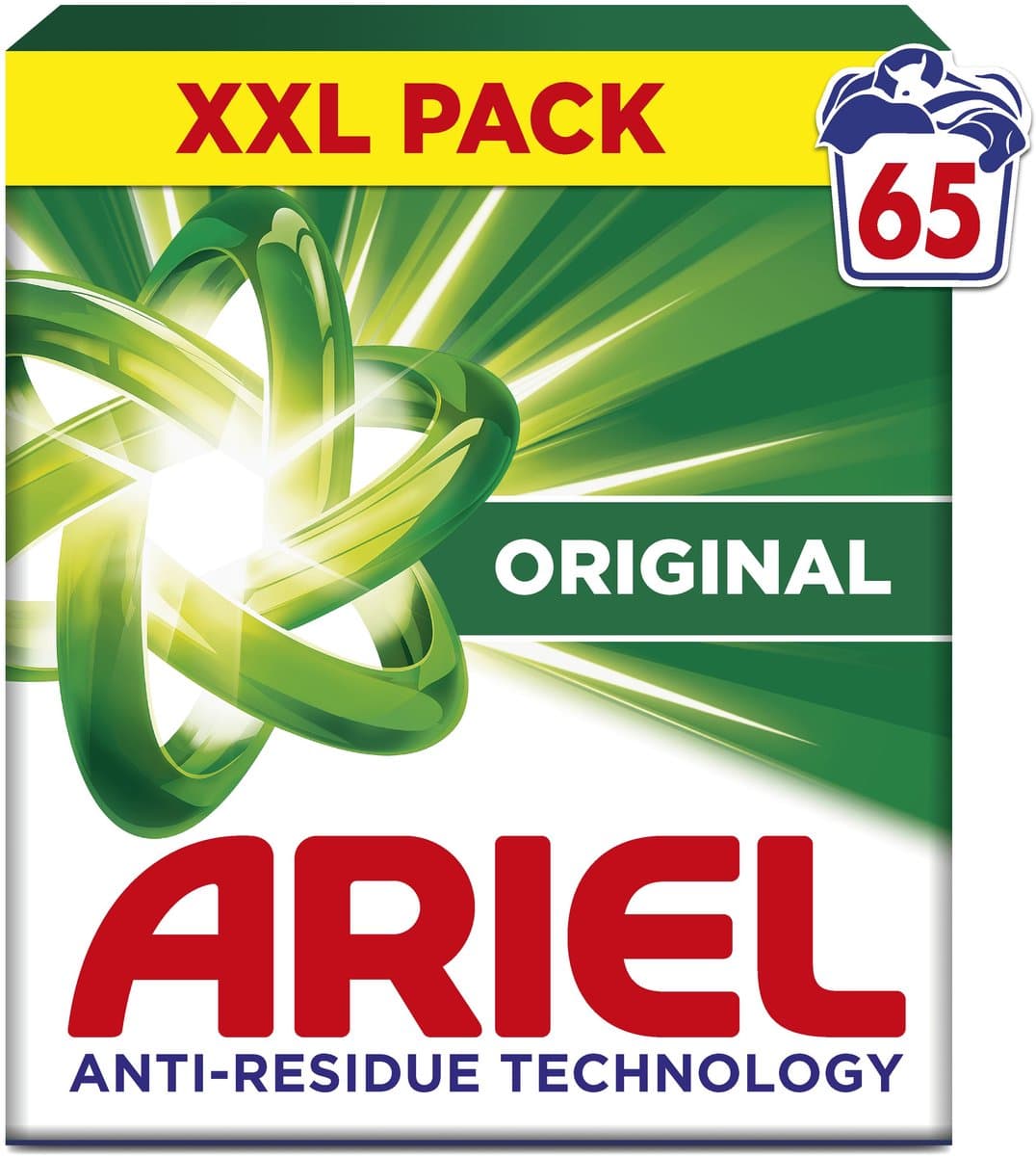 Ariel Snel Oplosbaar Waspoeder - Original - 65 Wasbeurten - 3.575kg — afbeelding 1