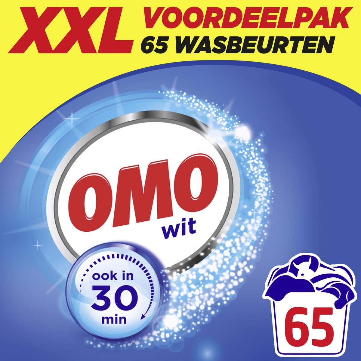 Omo XXL Waspoeder - Wit - 65 wasbeurten — afbeelding 1