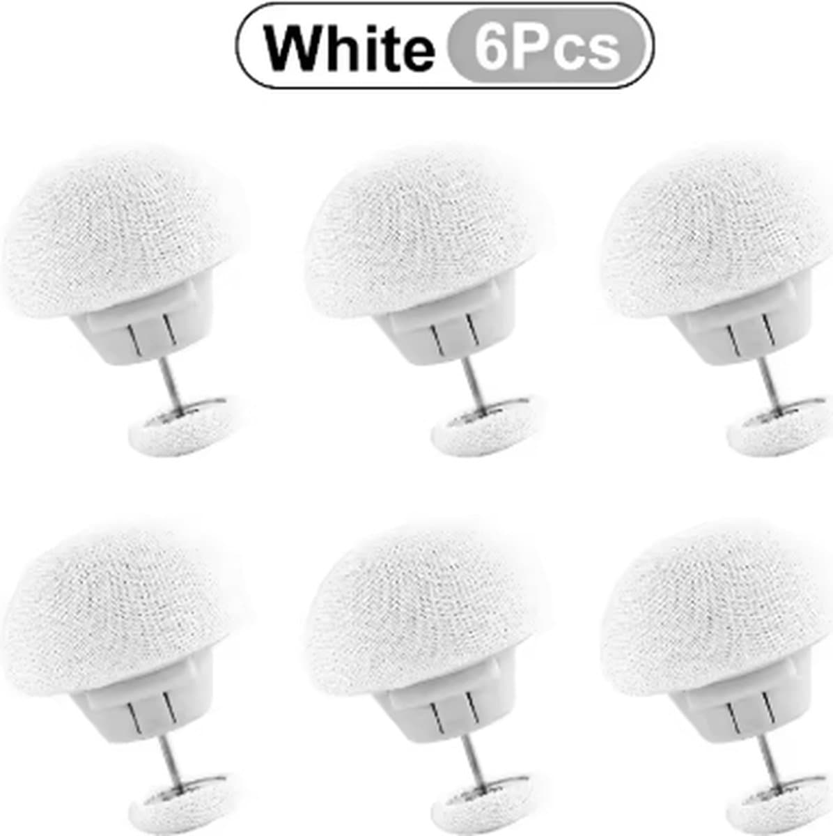 Dekbedclips - 6 STUKS - Stevige Dekbed Klemmen - Knijpers - dekbedovertrek clips - dekbed klemmen - dekbed knijpers - Clips voor Dekbedden en Lakens - Wit — afbeelding 1
