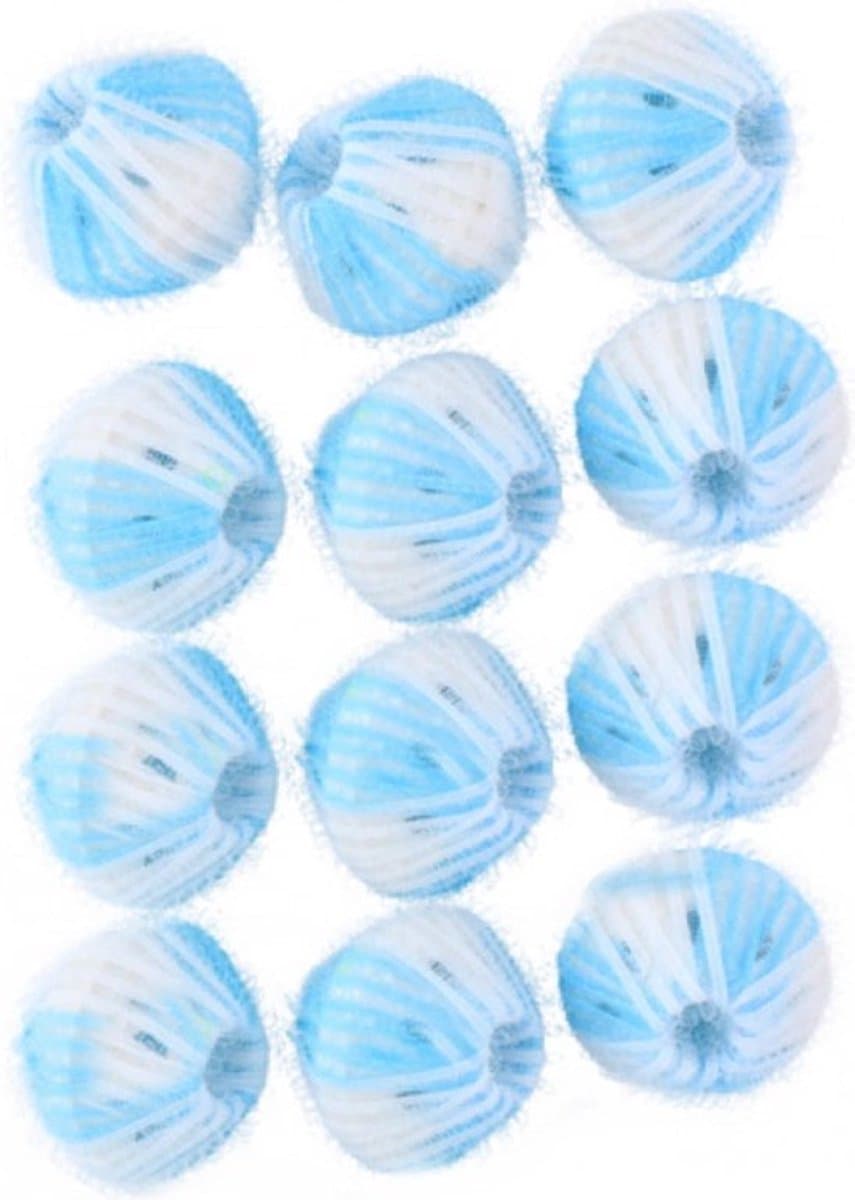 Wasballen - Anti-pluis - Gripoppervlak - 12 stuks - Wasbaar tot 60°C — afbeelding 1