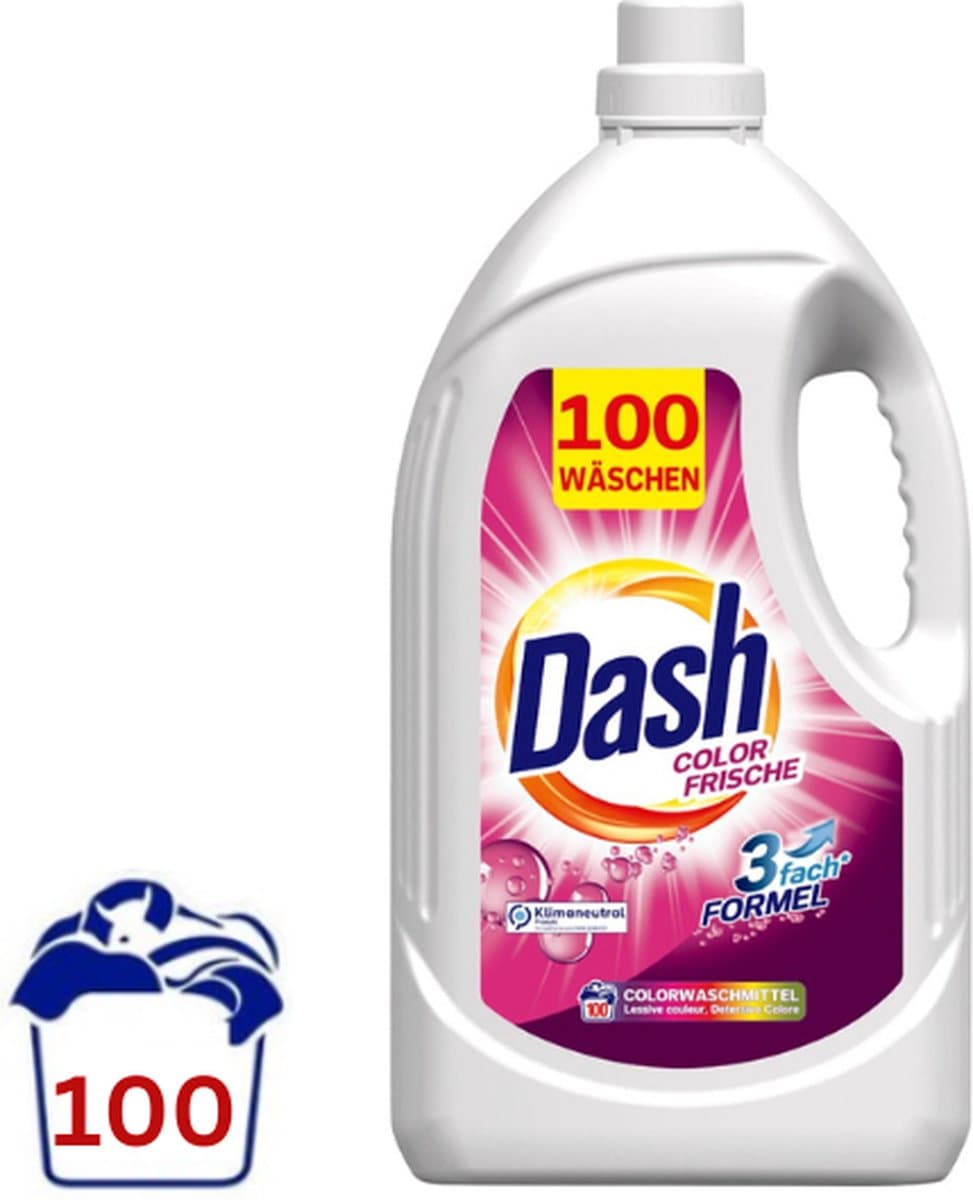 Dash Color Fresh Vloeibaar Wasmiddel - 5 l (100 wasbeurten) — afbeelding 1