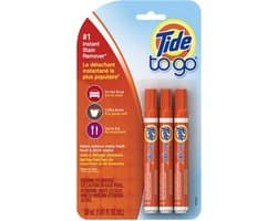 Tide To Go XL - Vlekkenreiniger - Vlekkenverwijderaar Tegen Koffievlekken, Theevlekken, Wijnvlekken, Fruitvlekken & Sausvlekken! (3x10ML)