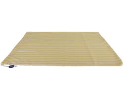 Waszak 60x60 cm - Met K-locksluiting - Geel gestreept