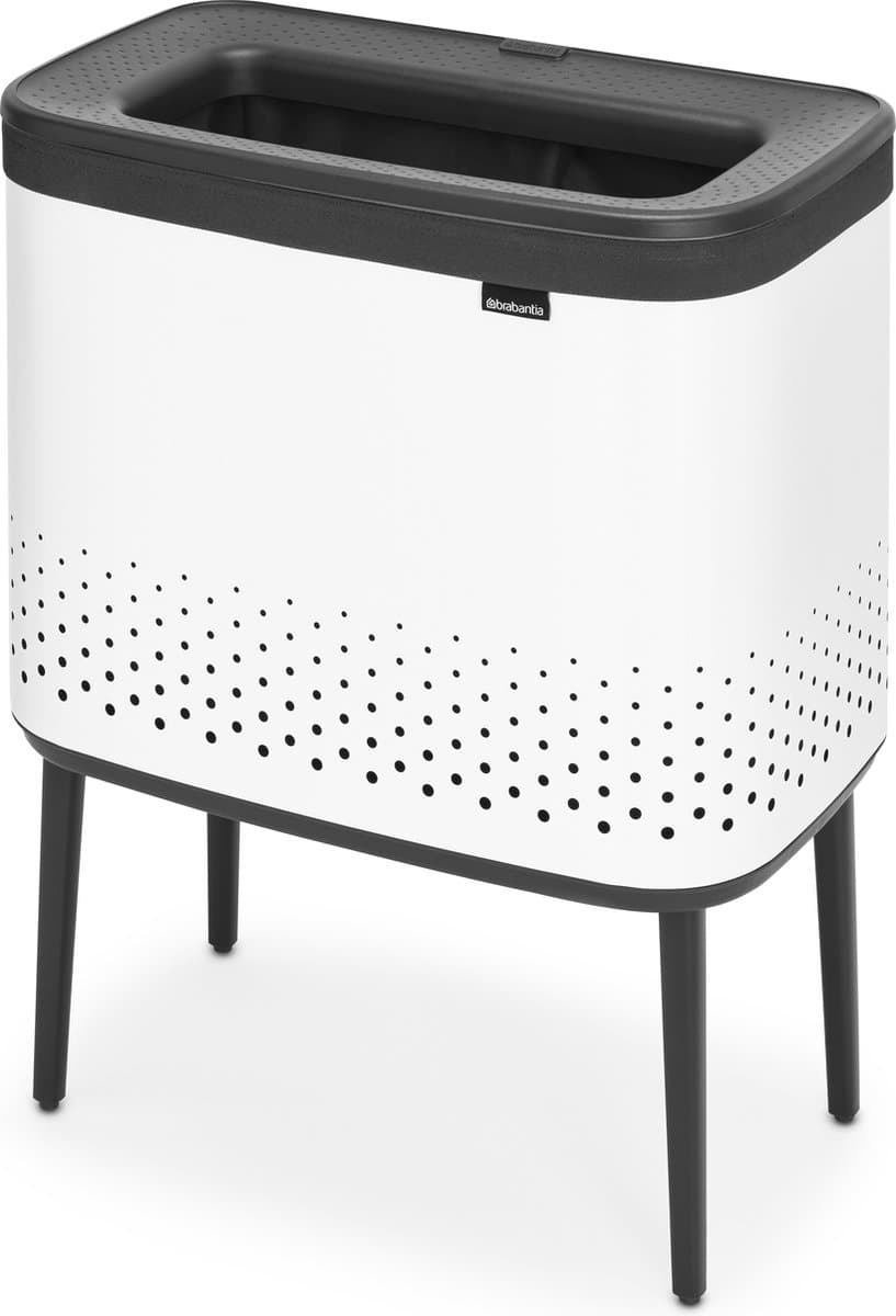 Brabantia Bo Wasmand - met Deksel - 60 l - White — afbeelding 1