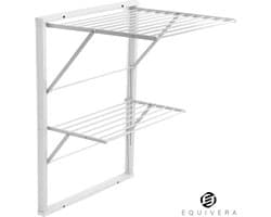 Equivera Wanddroogrek - Wasrek - Droogrek - Wanddroogrek Inklapbaar - Wand Droogrek