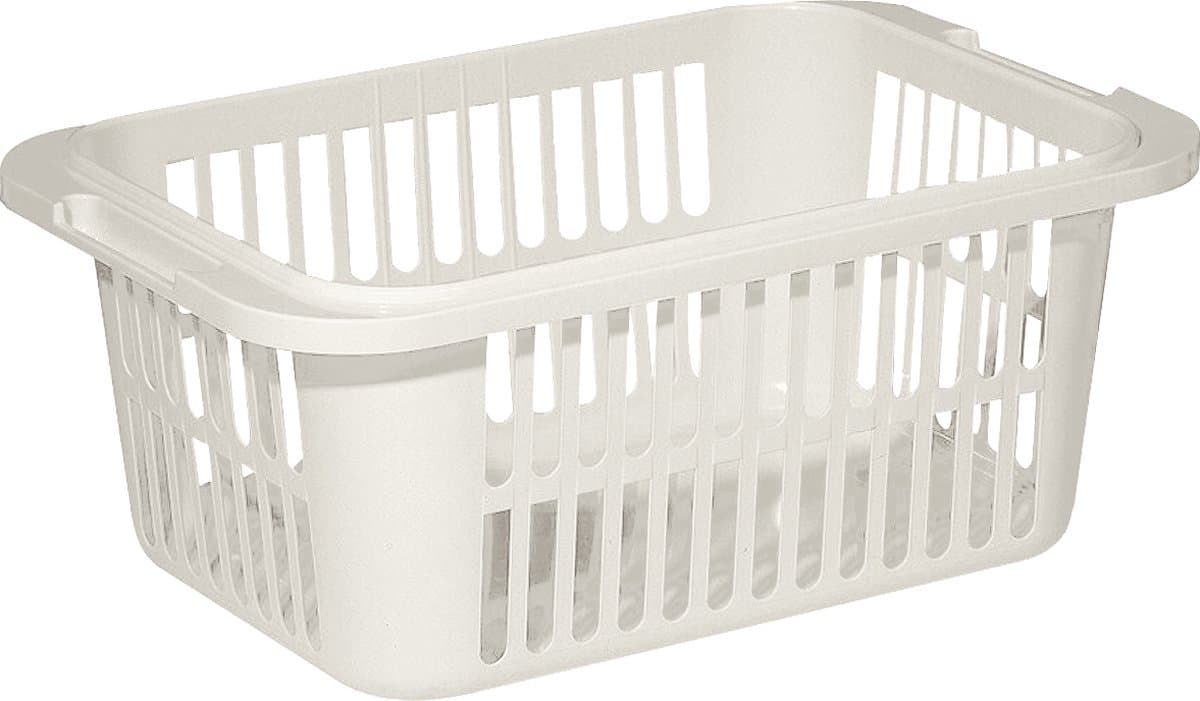 Allibert Lingo Wasmand 55 Liter - Wit — afbeelding 1