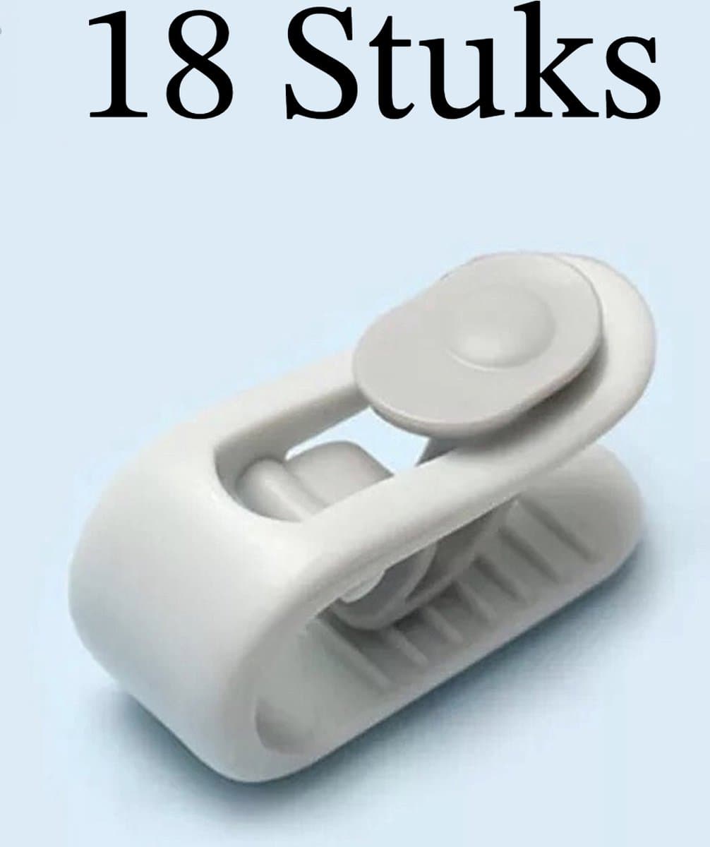 Dekbedclips - Dekbed Klemmen - Dekbed Clips - 18 STUKS - Knijpers - Laken - Deken - Groen — afbeelding 1
