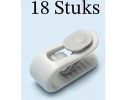 Dekbedclips - Dekbed Klemmen - Dekbed Clips - 18 STUKS - Knijpers - Laken - Deken - Groen