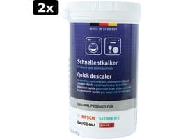 2x BOSCH SIEMENS B/s Vw/wasmachine Ontkalker 250g