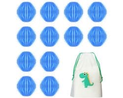 Cosensi - Dailygoody - Wasballen - Dierenhaarverwijderaar - Herbruikbaar - Blauw - Ontharingsballen - Geschikt voor wasmachines - 12 stuks