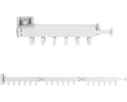 Wasophoogte® Wanddroogrek - Droogrek Inklapbaar - Wasrek Inklapbaar - Wasrek Hangend - 18 kledinghaken — afbeelding 1
