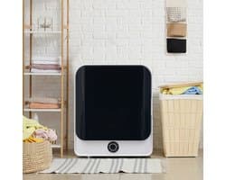 Afvoerdroger 3 Kg - Compacte Trommeldroger Met 5 Programma's, Wandmontage, Oververhittingsbeveiliging - Wit