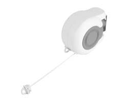 Dailygoods- Waslijn Uittrekbaar - Wanddroogrek - Dubbele Lijn - 2 Meter Lang - 26 Meter Droogruimte - Compact en Duurzaam - Wasdroger