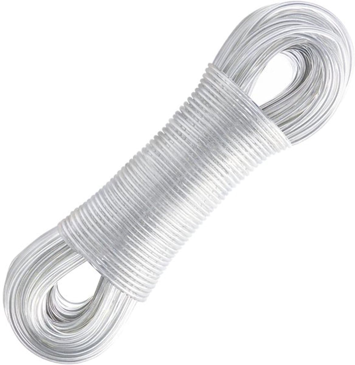 Dailygoods- Waslijn 30 m - Stalen kern - Zware belasting - Roestvrij — afbeelding 1