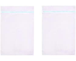 Allecto - Grote Mesh Waszak - Wasnetzak met Rits - 60 cm x 80 cm - Voor Kleding en Speelgoed - Ideaal voor Wasmachine en Reizen