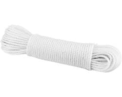 Nylon Waslijn - Droog Touw - Buiten Drogen - UV Bestendig - 20 Meter - Wit