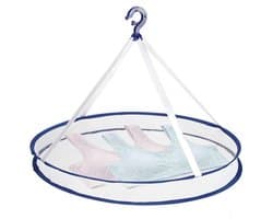Dailygoods- Droogrek Opvouwbaar - Hangend Droogrek - Kledingrek - Nylon Gaas - Diameter 60cm - Lichtgewicht 89g - Wasnet