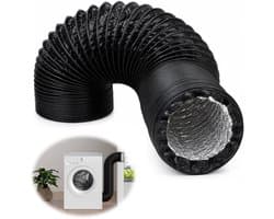 Flexibele Buisslang Van 150 MM - 5M PVC-Afvoerslang Voor Wasdroger - Ventilatieafvoerslang Voor Hvac Kweektent Lasersnijder