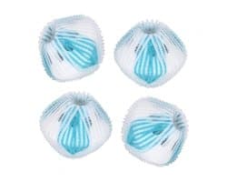 Dailygoody - Wasmachine Bal - Verwijdert Dierenharen - Herbruikbaar en Duurzaam - Blauw - Pet Hair Remover - Geschikt voor Kleding - 6 Stuks