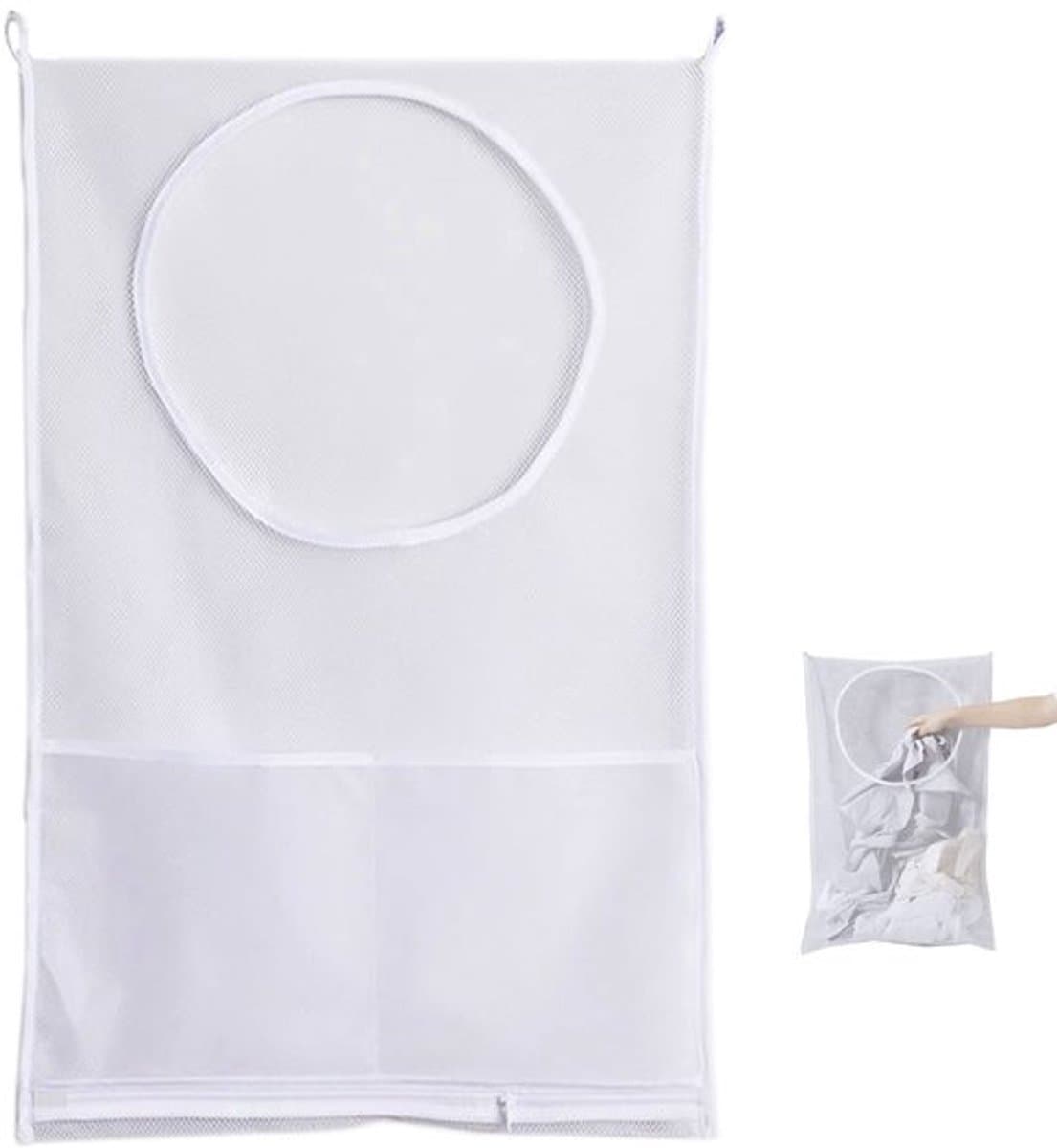 Dailygoods- Wasmand met deksel - Wasmand 3 vakken - Wassorteerder — afbeelding 1