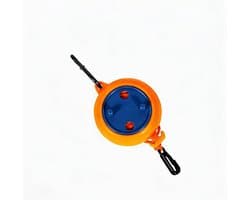 Uitschuifbare Waslijn - Waslijn Reis Waslijn - Kleding Drogen - Voorkomt Doorhangen - 8 Meter - Oranje