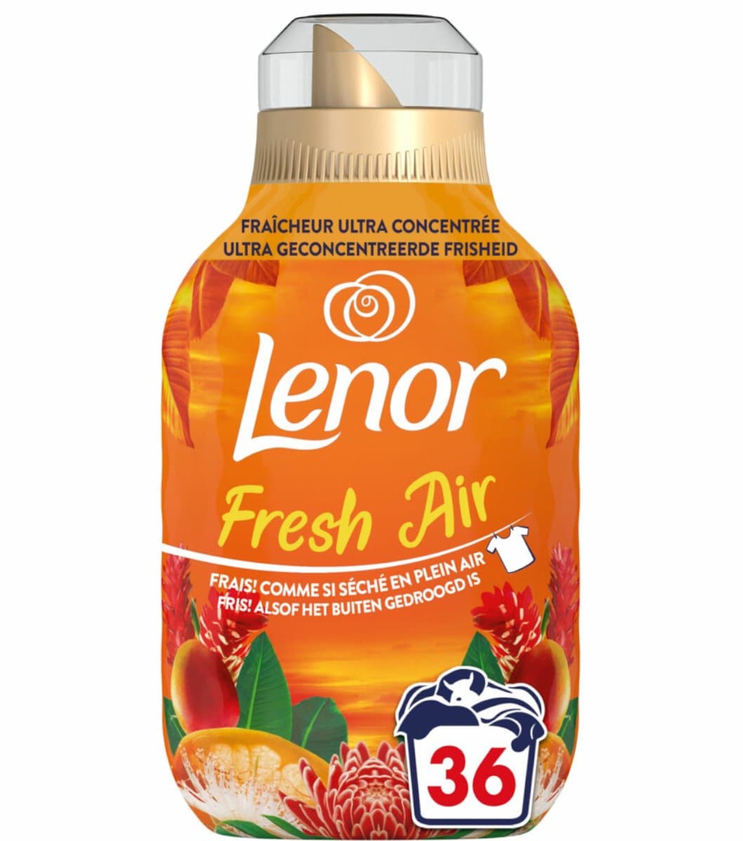 Lenor Wasverzachter Fresh Air Tropenzon 36 Wasbeurten - 504 ml — afbeelding 1