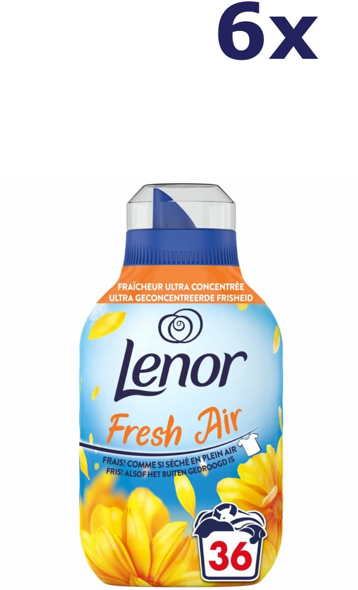 Lenor Fresh Air Wasverzachter - Frisse geur 216 wasbeurten — afbeelding 1