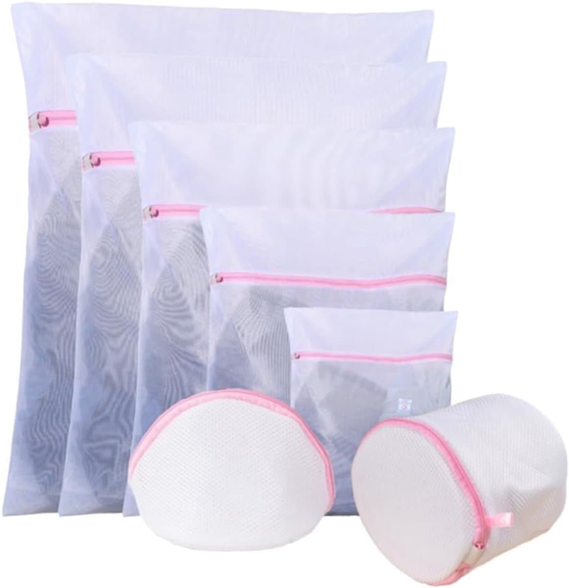 Waszakken Set van 7 voor Wasgoed - Waszakje Lingerie - Waszak bh - Wasnet Groot — afbeelding 1
