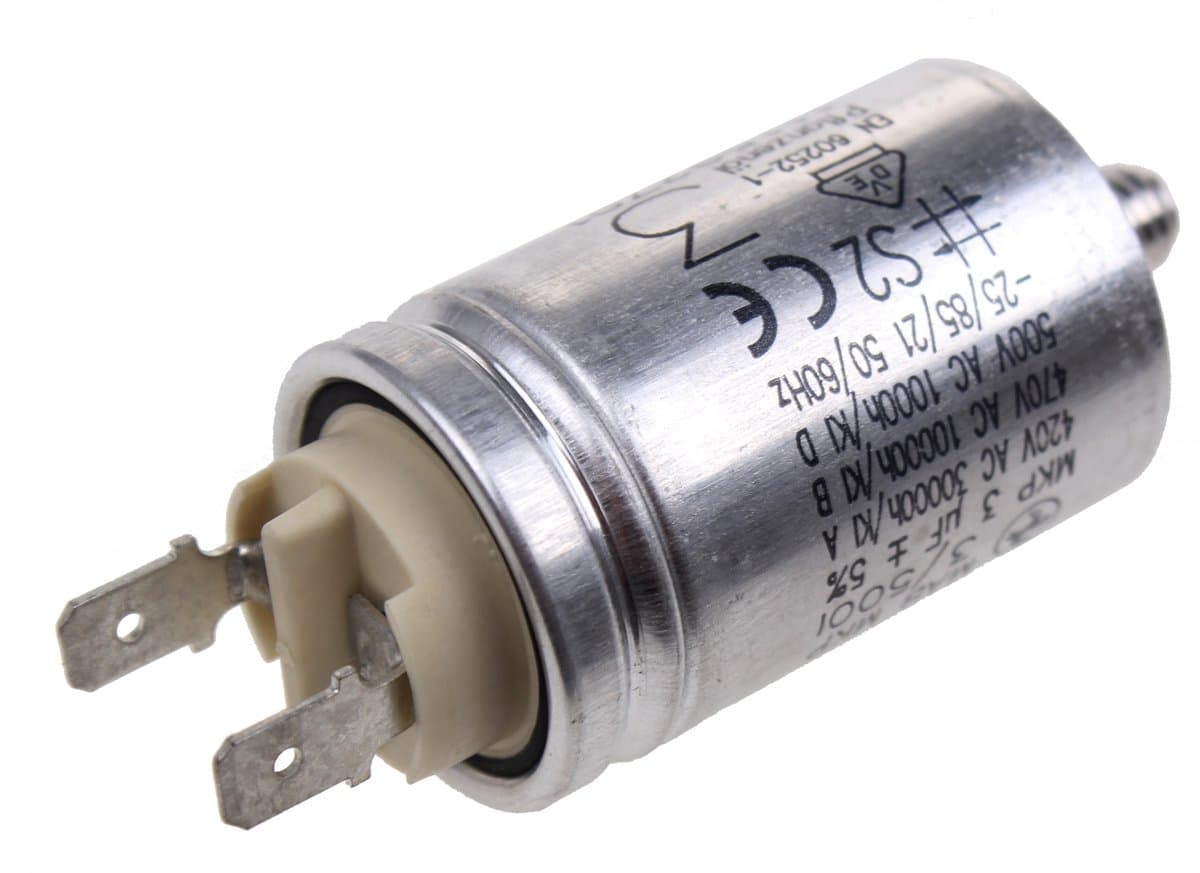 AEG Condensator 3 uf ESL4555LA, ESI6541LAX, F55412VI0 1115927012 — afbeelding 1